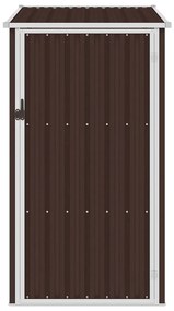 vidaXL Αποθήκη Κήπου Καφέ 87 x 98 x 159 εκ. από Γαλβανισμένο Ατσάλι