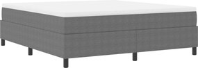 vidaXL Κρεβάτι πλατφόρμα Ανοιχτό γκρι 180 x 200 cm