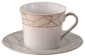 Φλυτζάνι Τσαγιού Planet 24.248.16 Multi Cryspo Trio Porcelain