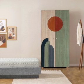 Διφυλλη Ντουλαπα Σονομα LIDYA 52x90x192