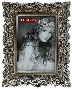 Κορνίζα FL21595 Fylliana Ασημί χρώμα 13x18εκ.