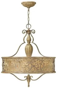 Κρεμαστό Φωτιστικό Οροφής  3xE27  Σαμπανιζέ  Carabel HK-CARABEL-P-B Elstead Lighting-HK-CARABEL-P-B-Καφέ HK-CARABEL-P-B