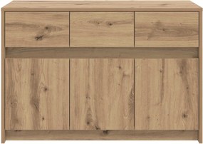 vidaXL Ντουλάπι TV 91 x 34 x 61 εκ. Artisan Δρυς Επεξεργασμένο Ξύλο