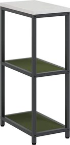 vidaXL Ράφι Κουζίνας HATTEM Λαδί 30 x 50 x 92 εκ Ατσάλι
