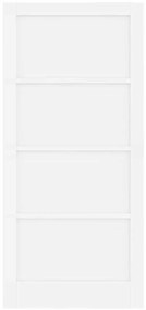 vidaXL Εσωτερική Πόρτα Λευκό 93 x 202 cm Κόντρα πλακέ