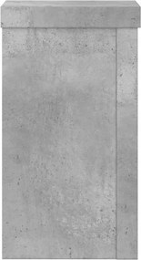 vidaXL Βάση φυτών 2 τεμ. Γκρι Σκυροδέματος 10 x 10 x 18 cm