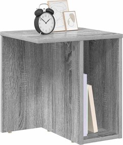 vidaXL End Table Γκρίζο Σονομα 37 x 32 x 40 εκ Επεξεργασμένο ξύλο