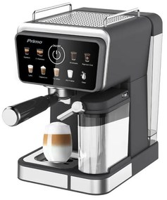 Primo PREM-40532 Μηχανή Espresso+Milk frother Hot &amp; Cold 3σε1 20Bar Digital Μαύρη-Inox