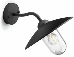 Απλίκες τοίχου Philips 0164330PN Εξωτερικό Μαύρο Αλουμίνιο 60 W E27