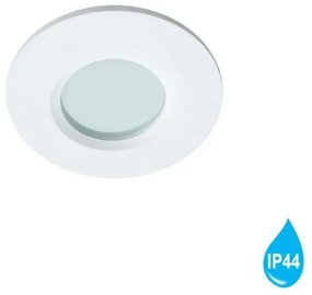 Σποτ χωνευτό οροφής ΥΑΝ αλουμινίου λευκό στρογγυλό Φ8,4 Viokef-4151400-Λευκό 4151400