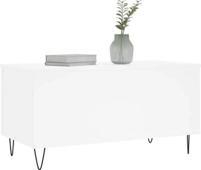 vidaXL Τραπεζάκι Σαλονιού Λευκό 90x44,5x45 εκ. από Επεξεργασμένο Ξύλο