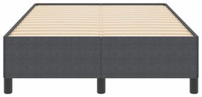 vidaXL Σκελετός Κρεβατιού Σκούρο γκρι 120 x 190 cm Βελούδο