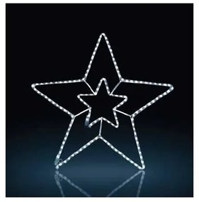 Φωτοσωλήνας LED Διάφανο ΙΡ44 Διπλό Αστέρι 55cm Ψυχρό Φως 27-00166 Panagoulas-27-00166-Διάφανο 27-00166
