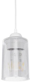 TORUS 203-0064 Μοντέρνο Κρεμαστό Φωτιστικό Καμπάνα Μονόφωτο 1 x E27 IP20 Λευκό Πλαστικό-Μ10.5 x Π10.5 x Υ18.5cm Globostar-203-00 203-0064