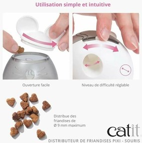 Αυτόματος τροφοδότης Catit Ποντίκι Λευκό Πλαστική ύλη 1 L