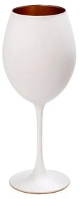 Ποτήρι Maya Κρασιού Rab314K6 7Χ23cm White-Gold Espiel Glass