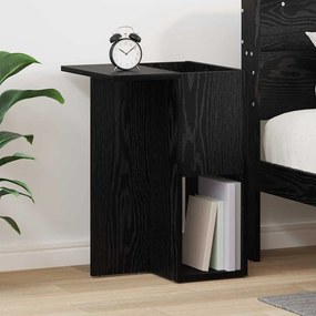 vidaXL End Table Μαύρη Οξυά 35 x 40 x 55 εκ. Επεξεργασμένο ξύλο