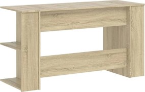 vidaXL Γραφείο Sonoma Δρυς 140 x 50 x 75 εκ. από Επεξεργασμένο Ξύλο