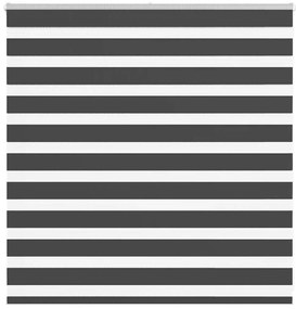 vidaXL Ζέβρα τυφλή Μαύρο Πλάτος υφάσματος 135,9 εκ. Πολυεστέρας