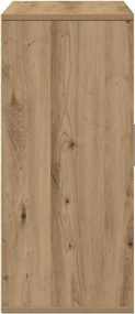 vidaXL Πλαϊνό γραφείο Artisan Oak 60 x 31 x 70 εκ Επεξεργασμένο ξύλο