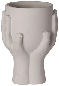 Κασπώ Κούπα Σε Χέρια 06-00-24512 16,5x14x24cm Ecru Marhome Ceramic