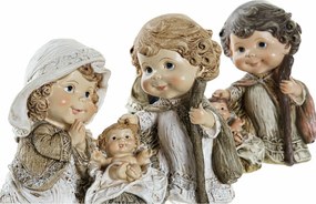 Χριστουγεννιάτικο Βηθλεέμ DKD Home Decor Ρητίνη Πολύχρωμο (16 x 9 x 12 cm) (x2)