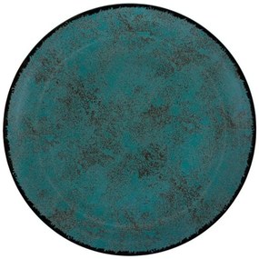 Πιάτο Ρηχό Πορσελάνινο Teal PR18274801 27cm Turquoise Oriana Ferelli® Porcelain