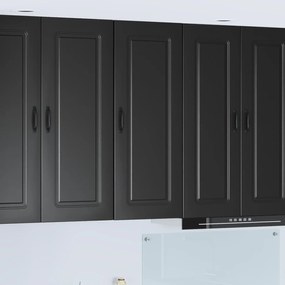 Ντουλάπα Κουζίνας με αποθήκευση Kalmar Μαύρο 40 x 31 x 100 εκ.