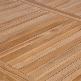 vidaXL Τραπέζι Κήπου 200 x 100 x 77 εκ. από Μασίφ Ξύλο Teak
