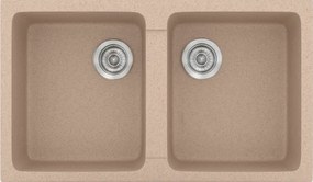 Sanitec Classic 334 (86×50) - Γρανιτένιος νεροχύτης - Granite SAND