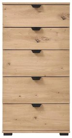 Κομότα - Συρταριέρα Duero 5F 45 Artisan Oak 45*40*95 εκ.