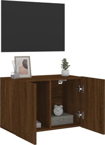 vidaXL Ντουλάπι Τοίχου Τηλεόρασης Καφέ Δρυς 60 x 30 x 41 εκ.