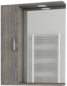 Καθρέπτης με αριστερό ερμάριο Drop Ritmo 65-Σταχτί