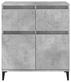vidaXL Ντουλάπι Γκρι Σκυροδέματος 60x35x70 εκ. Επεξεργασμένο Ξύλο
