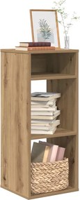 vidaXL Βιβλιοθήκη Artisan Δρυς 34x31x80 εκ. Επεξεργασμένο Ξύλο