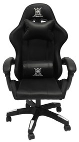 ΠΟΛΥΘΡΟΝΑ GAMING DARREN HM1203.10 ΜΑΥΡΟ-ΓΚΡΙ PVC &amp; NYLON 51x49x125Υεκ.