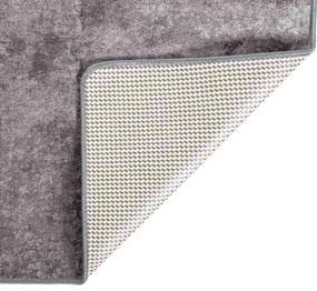 vidaXL Χαλί Πλενόμενο Αντιολισθητικό Γκρι 120 x 180 εκ.