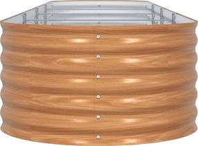 vidaXL Ανεβασμένο Κρεβάτι Καφέ 400 x 80 x 44 cm Ατσάλι