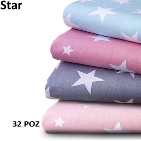 Παπλωματοθήκη Παιδική Star 32 Pink DimCol Single 160x240cm 100% Βαμβάκι