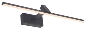 Φωτιστικό Επίτοιχο Aca PN13LEDW50BK MIRAR Μαύρο Ματ (Black Mat) 3000K