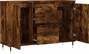 vidaXL Ντουλάπι Καπνιστή Δρυς 101,5x35x70 εκ. από Επεξεργασμένο Ξύλο