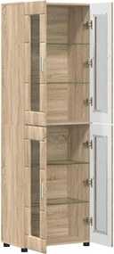 vidaXL Highboard FLORIN 60 x 35 x 182 εκ. Δρύς Sonoma