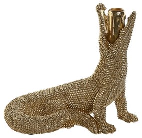 Διακοσμητική Φιγούρα Home ESPRIT Χρυσό Κροκόδειλος 26,5 x 18 x 23,5 cm