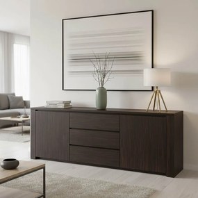 Μπουφές Kalya pakoworld σε wenge απόχρωση 220x49x89.5εκ