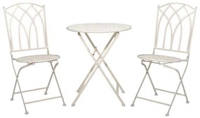 Σετ κήπου Gordon Fylliana Μεταλλικό 3 τεμ Μπέζ