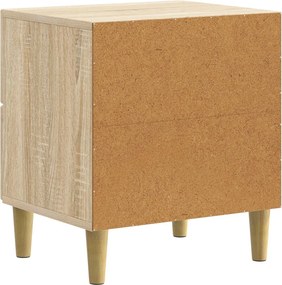vidaXL Κομοδίνο 2 τεμ. Sonoma Δρυς 43 x 34,5 x 48 εκ