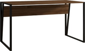 Γραφείο Καρυδί / Μαύρο FEZAS 140x70x74