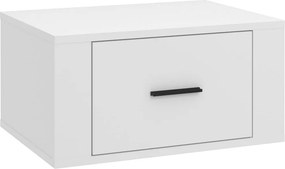 vidaXL Κομοδίνα Επιτοίχια 2 τεμ. Λευκά 50x36x25 εκ.