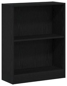 vidaXL Βιβλιοθήκη Μαύρο 60 x 24 x 76 cm Επεξεργασμένο ξύλο