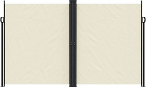 vidaXL Σκίαστρο Πλαϊνό Συρόμενο Κρεμ 200 x 1200 εκ.